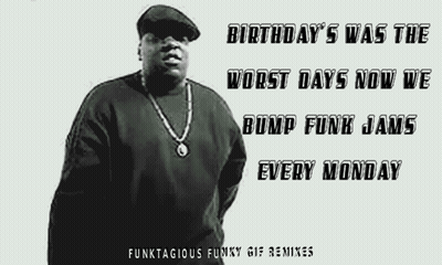 Uncut Funk Poster Man With Headphones At Microphone GIF