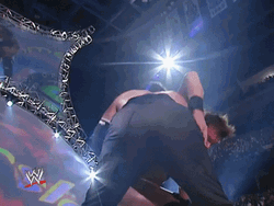 Undertaker Chokeslam JBL On Top Of Limousine GIF