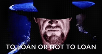 Undertaker With Hat Beard Saying Loan Or Not GIF