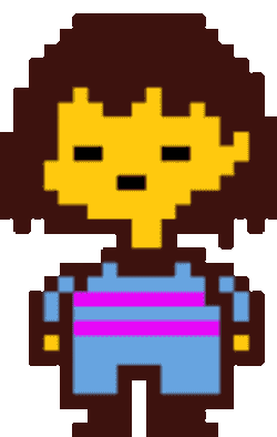 Undertale Frisk Sticker GIF