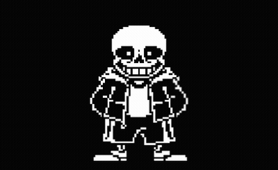 Undertale Sans Pixel Art Standing GIF