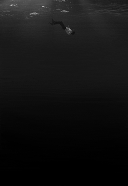 Underwater Man Drowns Dramatic Scene GIF