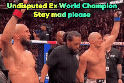 Undisputed 2X World Champion Stay Mad Please GIF