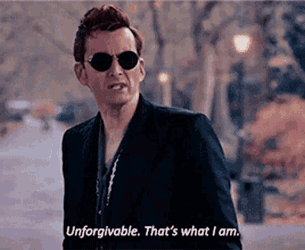 Unforgivable Good Omens GIF