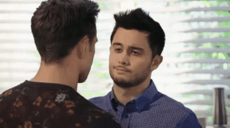 Unhappy Bro Hug GIF