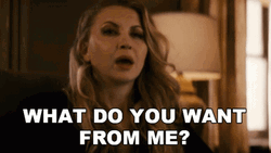 Unhappy Lady What Do You Want GIF