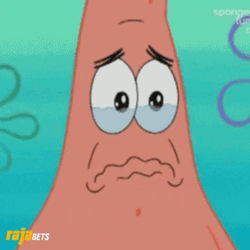 Unhappy Patrick The Star Sad Crying GIF