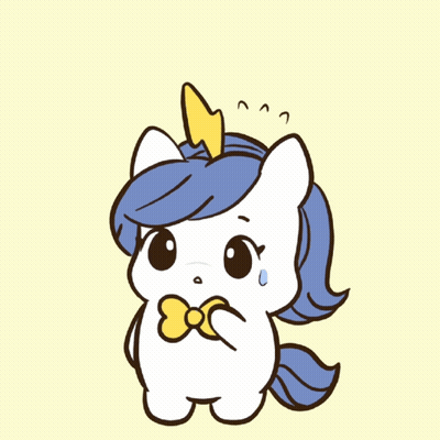 Unicorn Drawing Sorry GIF