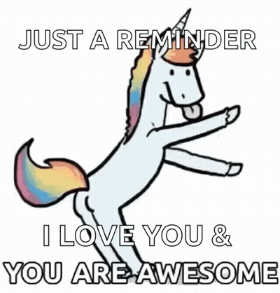 Unicorn On Hind Legs Tongue Out GIF