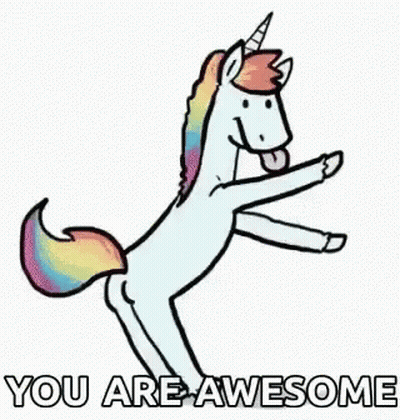Unicorn Oof GIF