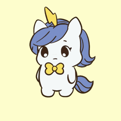 Unicorn Saying I Need Hug GIF