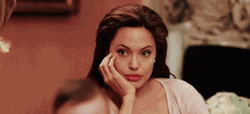 Unimpressed Angelina Jolie GIF