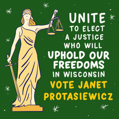 Unite To Elect A Justice Who Will Uphold Our Freedom Wisconsin GIF