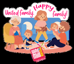 United Family Happy Family Animation GIF 