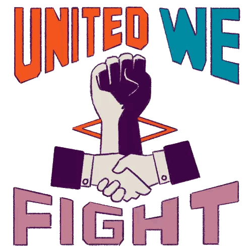 United We Fight United Sticker