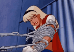 Unity Supergirl Get Strangles  By Anime Tentacles GIF