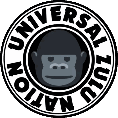 Universal Zulu Nation Logo Gorilla Sticker