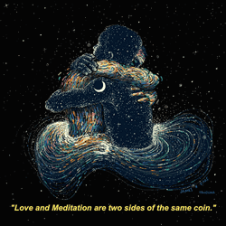 Universe Aesthetic Hug Love Meditation