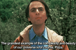 Universe Pizza Carl Sagan