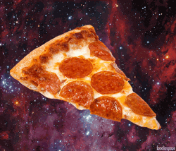 Universe Space Galaxy Pizza