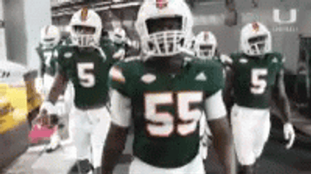 University Of Miami Football Team GIF