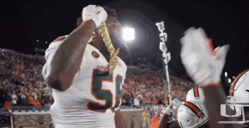 University Of Miami The Chain GIF