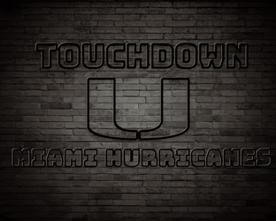University Of Miami Touchdown GIF