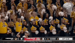 University Of Missouri Mizzou Cheering Squad GIF