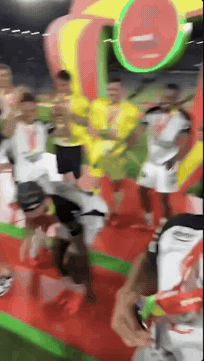 University Of NLV Logo With Masked Man GIF