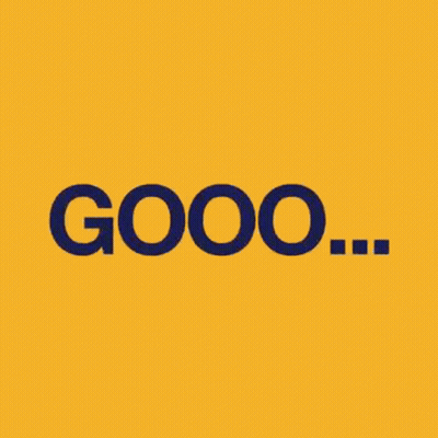 University Text On Yellow Background GIF