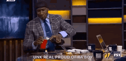 Unk Real Proud Shannon Sharpe Meme GIF