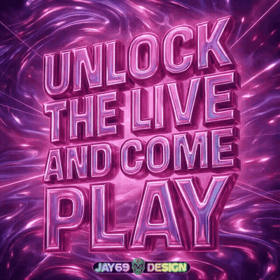 Unlock The Live And Come Play Poster By Jay 69 Design GIF