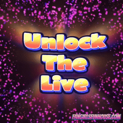 Unlock The Live Sign Purple Background GIF