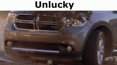 Unlucky On Top Of A Car GIF
