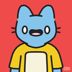 Uno Reverse Card Blue Cat GIF