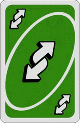 Uno Reverse Card Changing Colors GIF
