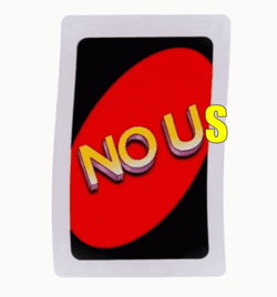 Uno Reverse Card No Us Wavy GIF