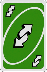 Uno Reverse Cards In Different Color GIF