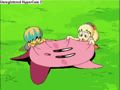 Unregistered Hypercam 2 Cartoon Character Laying On Ground GIF