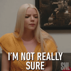 Unsure Anya Taylor Joy GIF