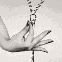 Unzip John Lennon GIF