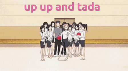 Up Up And Tada Anime Ballet Gymnastics GIF