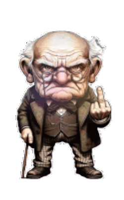 Up Yours You Pos Eat Shit Sticker GIF