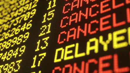 Upcoming Flights Are On Cancel Status GIF