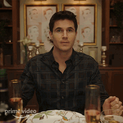  Upload Dinner Robbie Amell  GIF