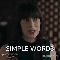 Upload Drama Simple Words GIF