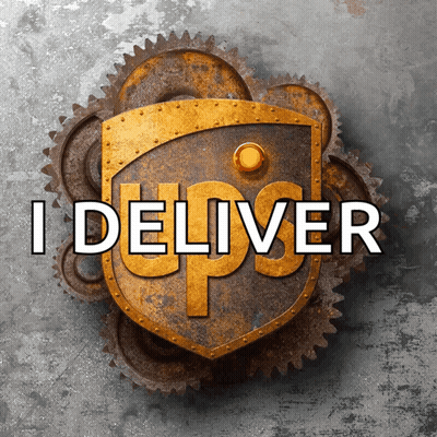 UPS I Deliver Logo GIF