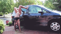 Upside Down Car Wash GIF