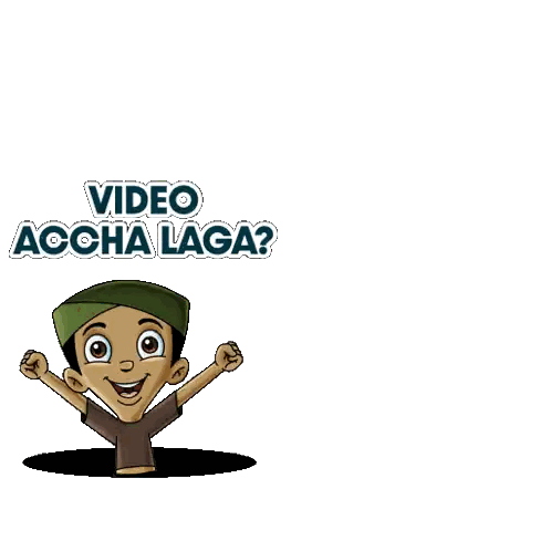 Upside Down Cartoon Character Subscribe Karo Sticker