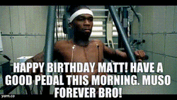 Upside Down Greeter Happy Birthday Matt GIF
